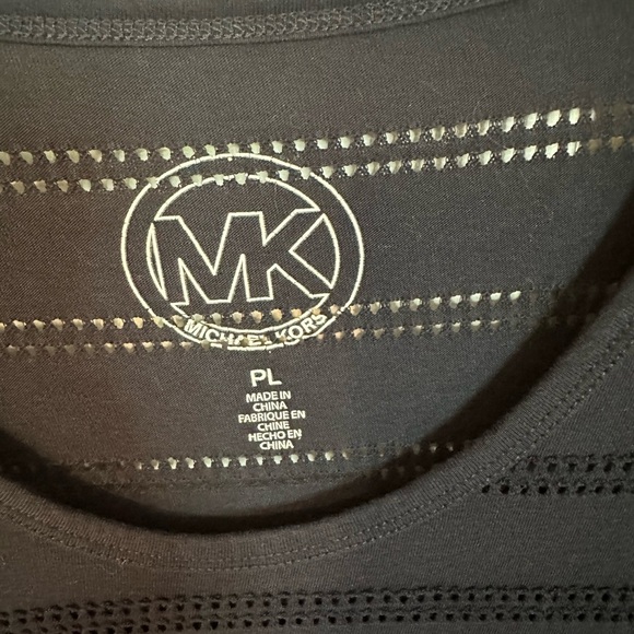 Michael Kors Dark Blue Short Sleeve Top - Picture 2 of 3
